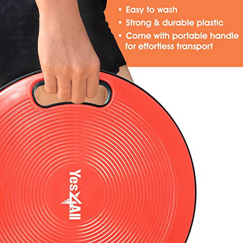 Yes4All-Upgraded-Wobble-Balance-Board-1634-TPE-Non-slip-Stability-Board-for-Home-Gym-Standing-Desk-Physical-Therapy
