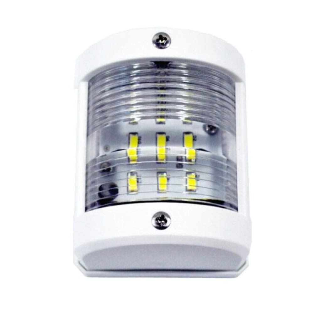 NIEI Boat 12V Navigation Lights White Stern Light Marine Safe Night Sailing Signal Lamp for Fishing Boat Yacht Pontoon