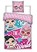 Produktbild AYMAX S.P.R.L. Kinder Bettwäsche L.O.L. Surprise! Rock The World 140x200 cm