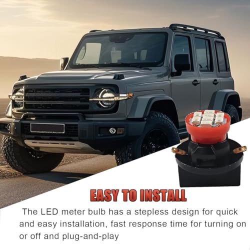 20 Bombillas LED T10 para Tablero de Auto Rojo miniatura 5