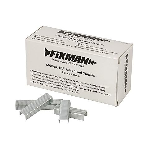 Fixman 470282 Heavy Duty Galvanised Staples 5000pk Cover