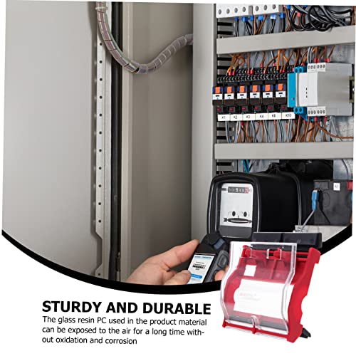 Villcase Fittings In Re For Flush Circuit Casing Weatherproof Distribution Plastic Accessory Breaker Panel With Cover Power Red Protector Lockable Boot Replacement Automatic Use Air Air #TOP3