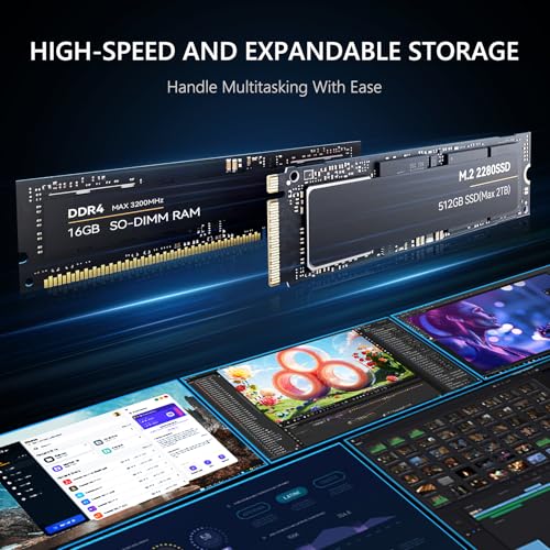 Image of Mini PC, 13th Twin Lake N150 Linux Mini Computers (up to 3.6GHz) 16GB DDR4 512GB SSD Ubuntu Small Desktop Computer 4K Dual Display /WiFi /USB3.2 /BT /Gigabit Ethernet for Home, Office,Business