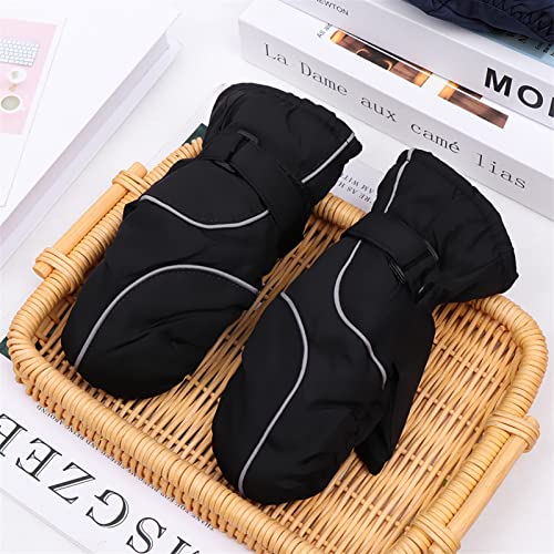 Guantes cálidos para niños PooBa gruesos y largos contra el viento y nieve 5