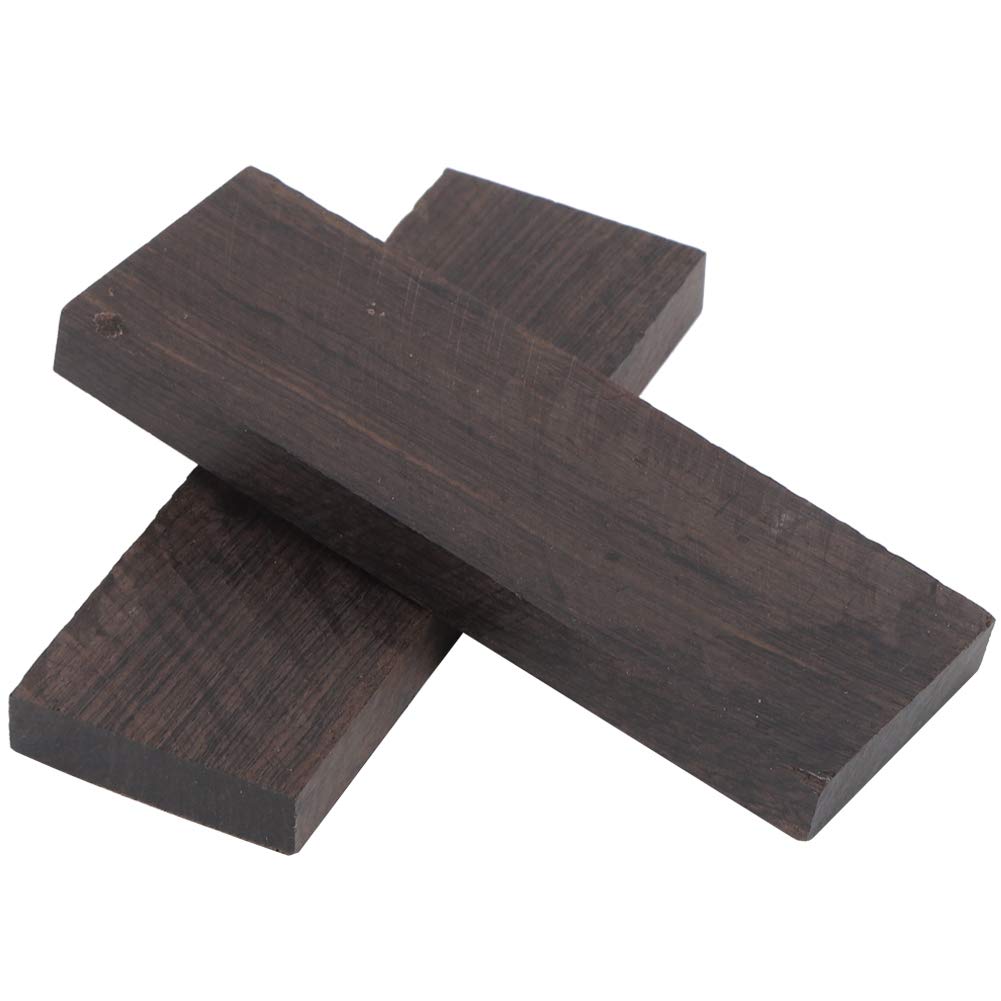 Madera de Ébano para Instrumentos Musicales, 4 Piezas, 12x4x1 cm, Material Original DIY, Mango de Madera, Reemplazo
