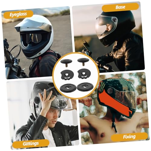 Base mecanismo casco motocicleta soluciona problemas de soporte flojo con 6 piezas de PC 7