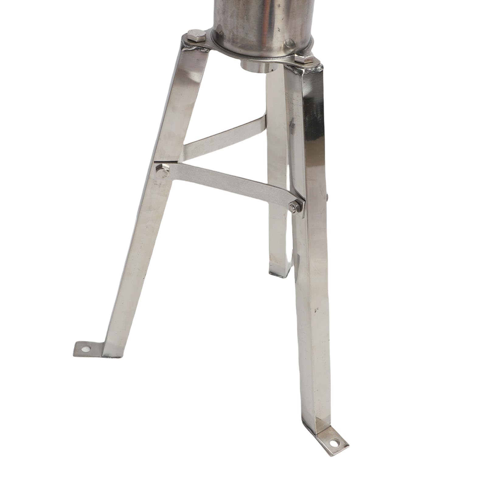 Gonetre Bomba de Pozo Manual con Soporte, Bomba de Agua Manual de Acero Inoxidable para Patio de Jardín Doméstico, Elevación de Succión de 8M