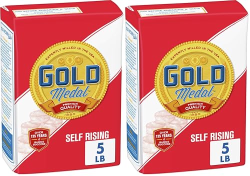 Gold Medal Premium Quality Self Rising Flour For Baking, 5 lb (Pack of 2)
