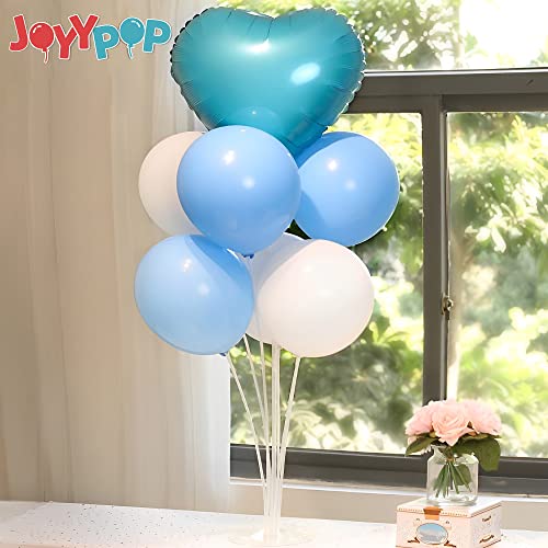 Image of JOYYPOP 6 Sets Balloon Stand Kits, Balloon Sticks with Base Table Balloon Holders Centerpieces for Graduation Wedding Baby Shower Birthday Party Decorations