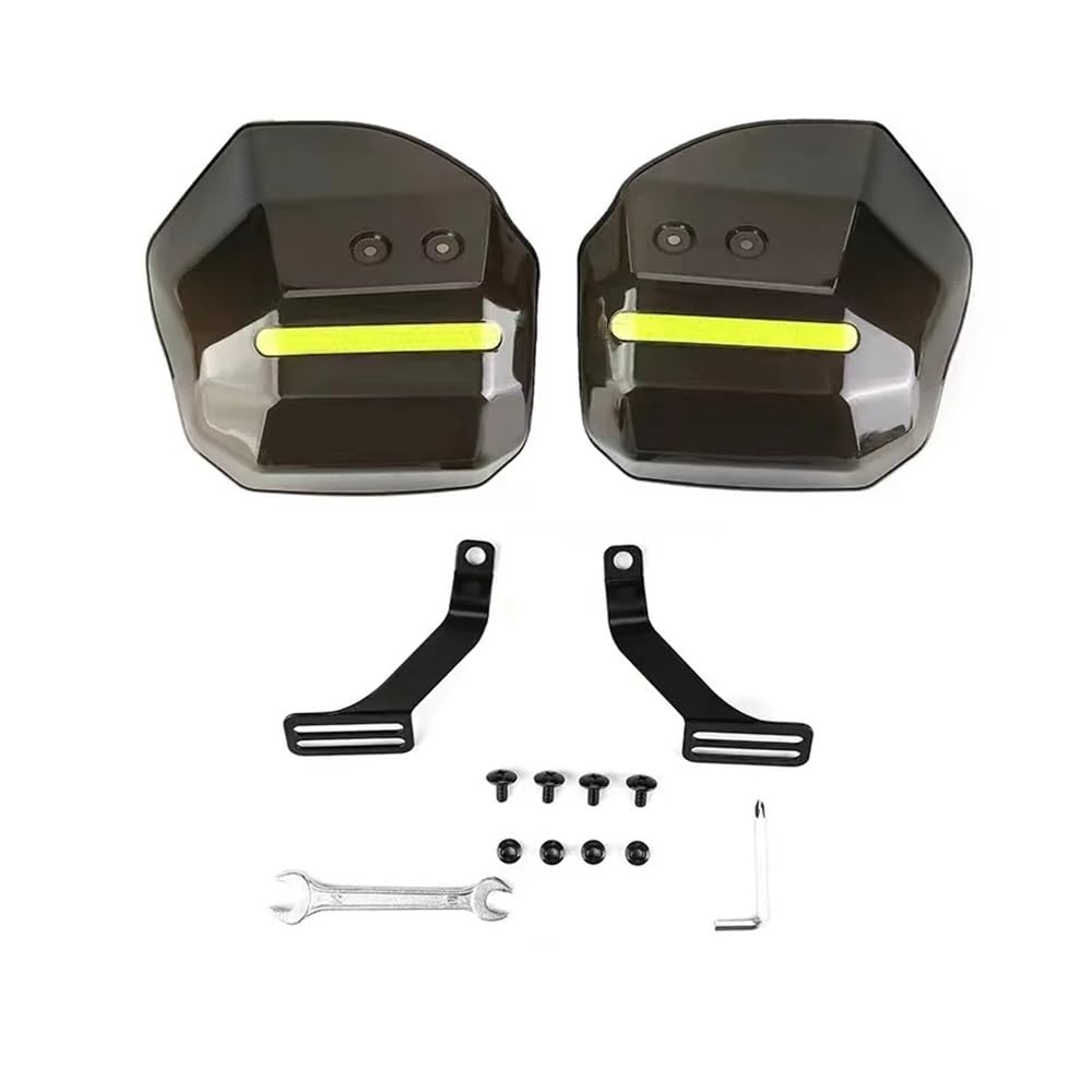 Protector Mano fácil Instalar y desmonta Motocicleta Scooter con Tira Reflectante Nocturna protección contra el Viento, la Lluvia Sol