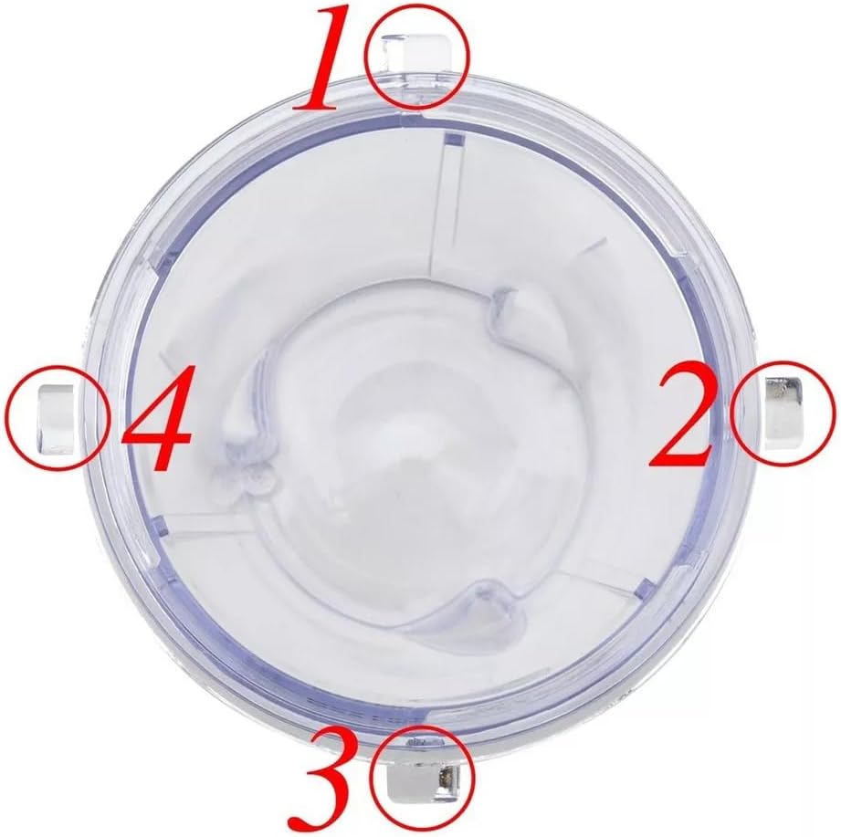 3 Pack 16 oz Cup with Lid + Extractor Blade For Nutri Ninja BL770 BL772 BL773CO