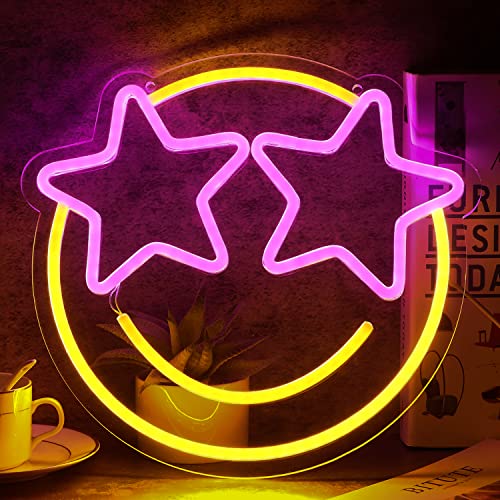 Smiley Face Dimmable Neon Sign