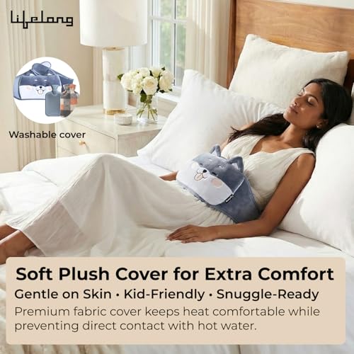 Image of Lifelong 1000ml Hot Water Bag with Waist Belt | Hot Water Bottle for Pain Relief | Hot Pack Warmer for Period Cramps, Back & Muscle Relief | Multipurpose Use with Hand Pocket & Leakproof (LLEHWB45)