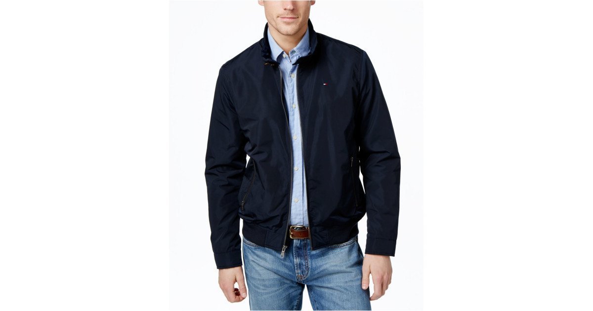 Tommy Hilfiger Men's Taslan Varsity Bomber Jacket