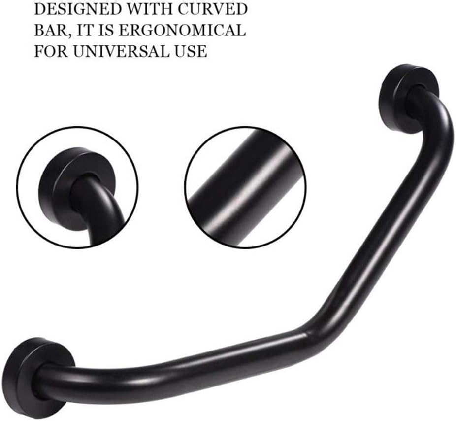 handrail Towel Rails,Bath Wall Attachment Handrails Grab Bar Rails Curved Shower Grab Bar,Bathtub Safety Support Handle,Accessible Safety Toilet Elderly Disabled Children
