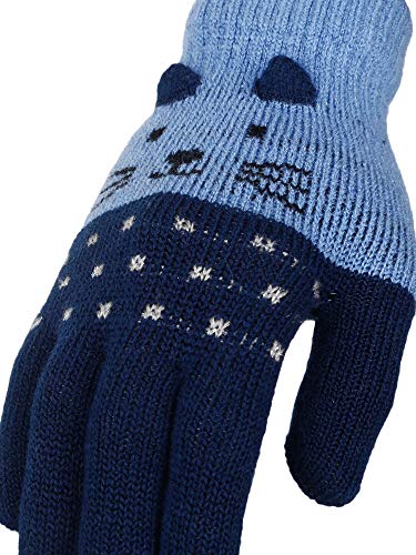 Image of FabSeasons Acrylic Woolen Winter Gloves for Girls & Boys, fits for 3-5 years