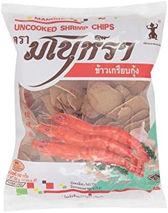 UNCOOKED SHRIMP CHIPS MANORA 500 Grams. by Manora