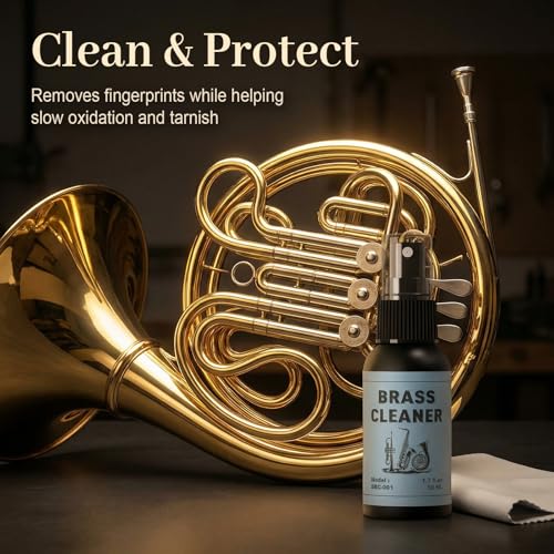 Shaevle BrassCare Pro Complete Maintenance Kit — Universal Brass Instrument Cleaning & Care Kit for Trumpet, Trombone, Cornet - Clean, Lubricate & Protect for Smooth Play and Lasting Shine - Thumbnail 5