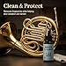 Shaevle BrassCare Pro Complete Maintenance Kit — Universal Brass Instrument Cleaning & Care Kit for Trumpet, Trombone, Cornet - Clean, Lubricate & Protect for Smooth Play and Lasting Shine