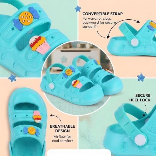 Image of SMARTOTS Kids Sandals for Boys & Girls, Lightweight Comfortable Casual Sandal Slippers for Daily Use, Home, Outdoor Play and Rainy Season