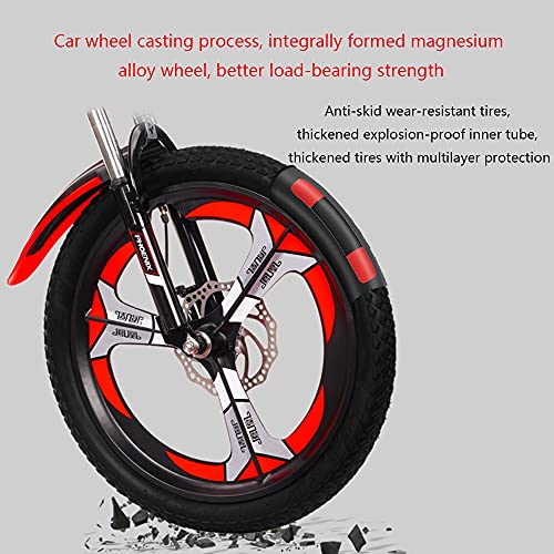 FUFU 18/20 Zoll Kinderfahrrad, Mountainbike, geeignet für Mädchen im Alter von 7-14, Kinderfahrrad mit Machtguard und vorderer Handbremse (Color : Blue, Size : 20in) – Bild 5