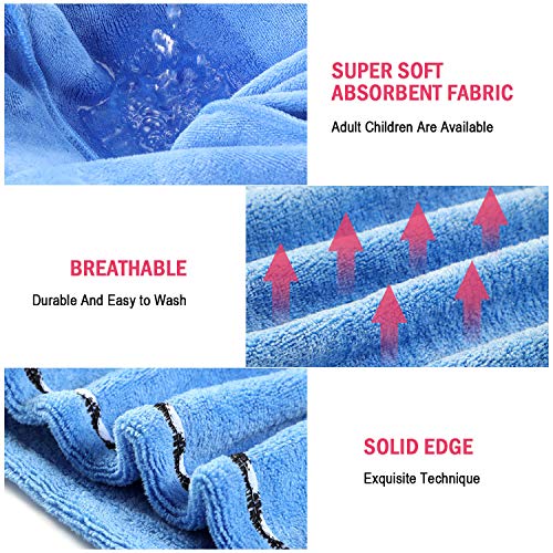 QXURkut 4 Pezzi Asciugamano per Capelli a