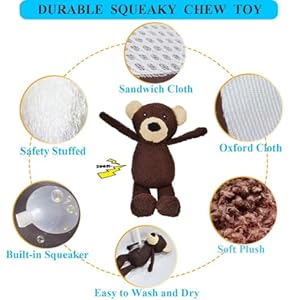 Squeaky-Dog-Toys-3-Layered-Durable-Stuffed-Dog-Toys-for-Aggressive-Chewers-Small-Medium-Breed-Cute-Plush-Puppy-Teething-Chew-Toys-Bear-S - Cucciolini Doodles   Squeaky-Dog-Toys-3-Layered-Durable-Stuffed-Dog-Toys-for-Aggressive-Chewers-Small-Medium-Breed-Cute-Plush-Puppy-Teething-Chew-Toys-Bear-S