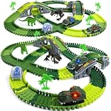 EagleStone Circuit Voiture Enfant Dinosaure Flexible 233 Pièces...