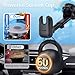 pop-tech Car Phone Mount for Pop Socket: Suction Cup Cell Phone Holders for Automobile Dashboard Windshield Window - Dash Mounted Cellphone Stand Black Fits Thick Socket Wallet Grip for iPhone Samsung