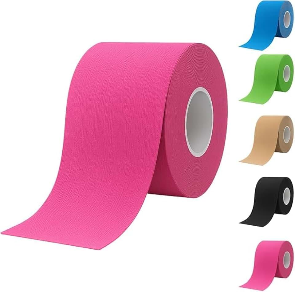 Fita Tape Bandagem Elástica Adesiva – Suporte Muscular para Alívio de Dor, Lesões e Performance Esportiva
