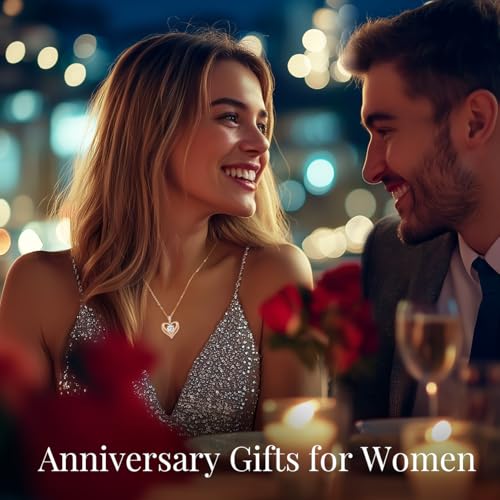 Moissanite Infinity Love Heart Pendant Necklaces for Women, 1-3 Carat 925 Sterling Silver 18K Gold Plated Engraved with"I LOVE YOU', Anniversary Birthday Present Jewelry Gift for Women Wife Girlfriend Her - Image 4