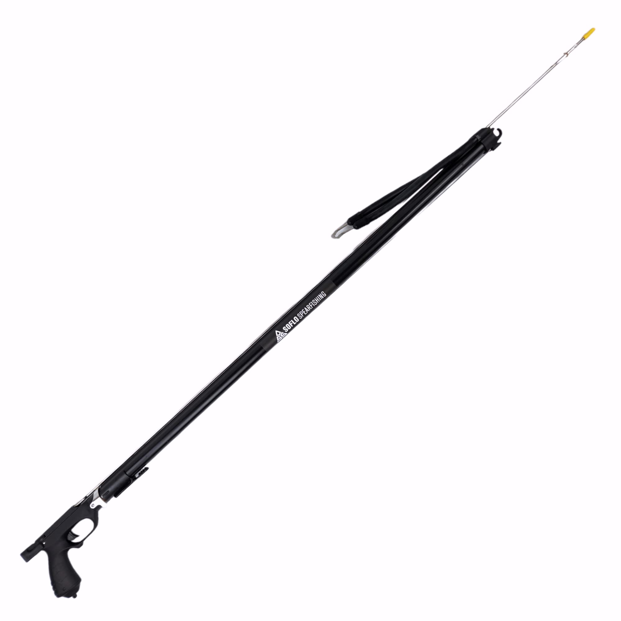 Soflo Spearfishing 110 Euro Series Speargun - Versatile Design - Stainless Steel Trigger Mechanism - Ideal Size & Customizable - for Tangle Free Spearfishing Freediving, Scuba Diving & Fishing