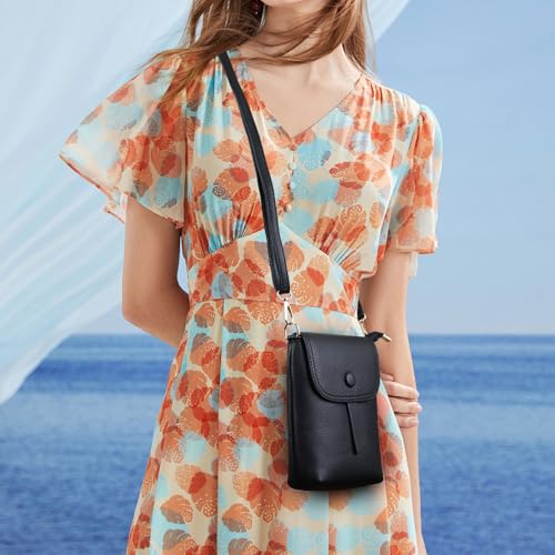 Crossbody Bags, PU Leather Crossbody Handbag Crossbody Purse with Adjustable Strap for Women, Phone Crossbody Bag 6