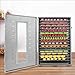 YIGECHENXIN Adjustable Temperature Industrial Grade Food Dehydrator 16-Tray 220V Stainless Steel Electric Jerky Dryer Large Capacity Food Preservation Machine for Home and Commercial Use,220V