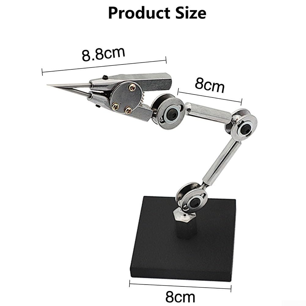 Abrazadera de trabajo para manos de ayuda, abrazadera de trabajo de soldadura de metal, accesorio de soldadura de joyería de tercera mano para soldar, manualidades de joyería