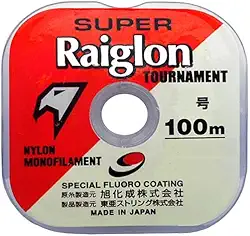 Linha Monofilamento Super Raiglon 0.28mm 17.7lbs 8k 100m Branca