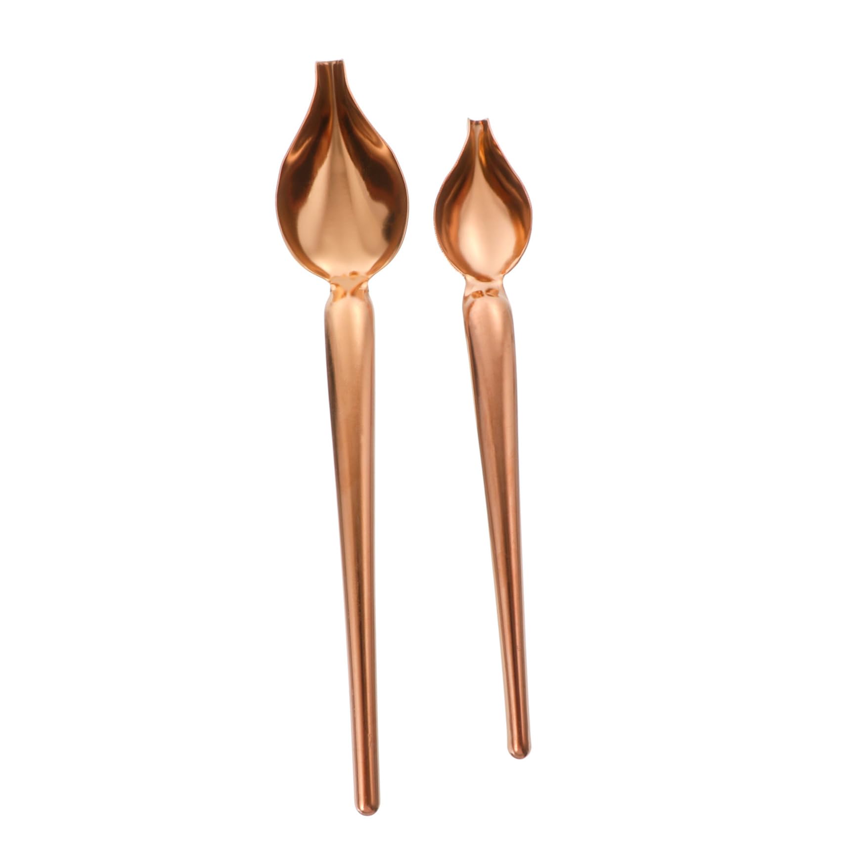 ABOOFAN 2Pcs Precision Sauce Drizzle Spoons Food Grade Culinary Decorating Utensils for Artistic Plating Baking and Sauce Drawing Comfortable Grip