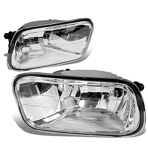 Auto Dynasty Fog Lights Assembly Compatible with 2009-2012 Dodge Ram 1500 2500 3500, Fog Lamp Replacement, Driver and Passenger Side, Clear Lens