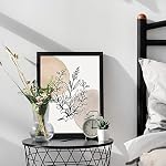 CANIPHA 6 Pcs Minimalist Boho Art Wall Decor, Abstract Boho Canvas Wall Art Geometric Wall Art, Line Art Leaf Wall Decor Exhibition Posters, Modern Paintings Pictures for Living Room Bedroom Gallery