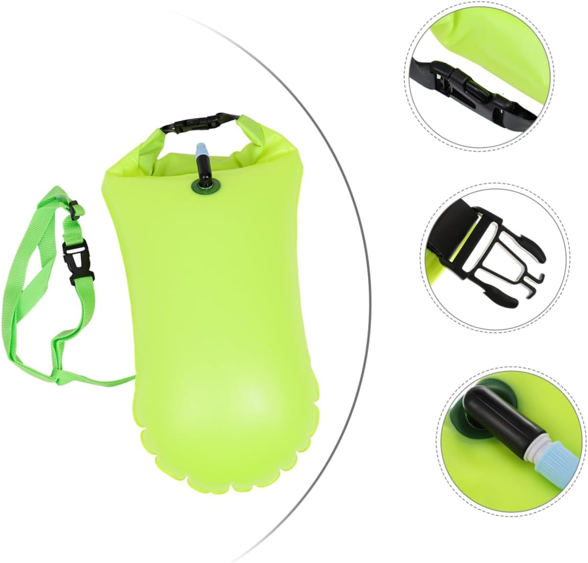 Holibanna 2Pcs Inflatable Swim Bag Practical Floating Pouch for Swimming Lightweight Buoy for Outdoor Water Activities for Summer Fun and Safety