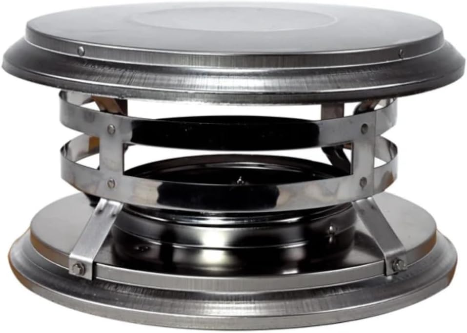 DuraVent EW-6DTVC 6" DuraTech Rain Cap - Stainless Steel