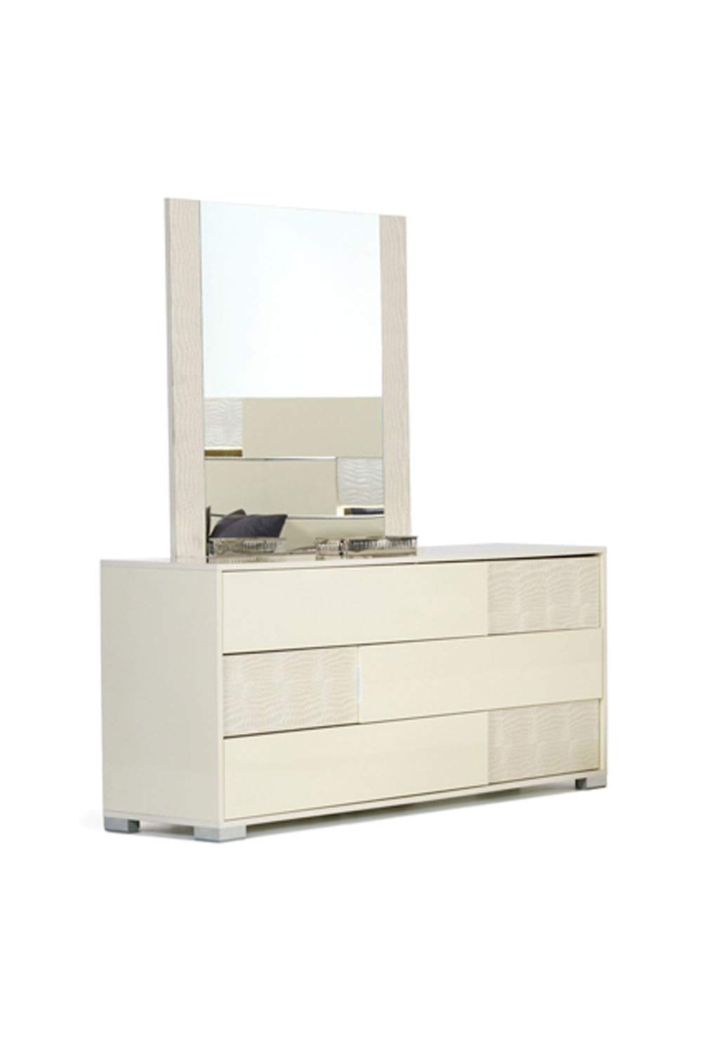 beige dresser with mirror Cabalynn - Light Brown main image 1