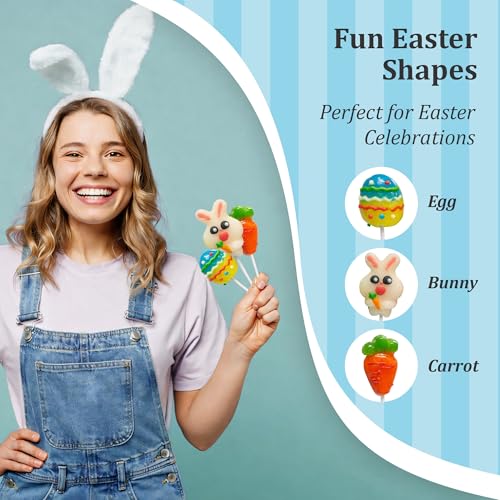 Save 50% on Fusion Select Easter Bunny & Carrot Lollipops - 30 Count