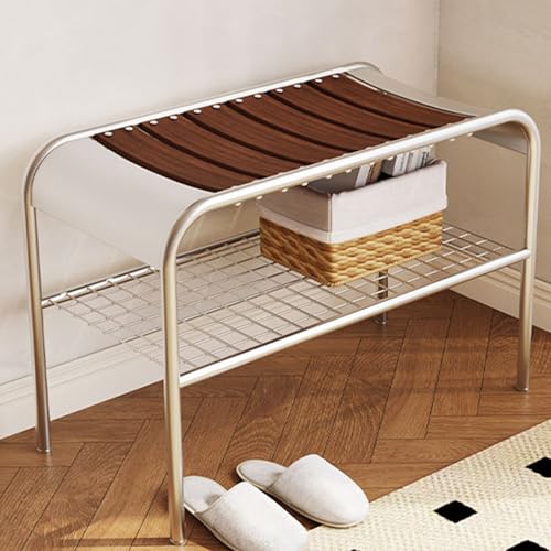 Banc de rangement multifonctionnel pour chaussures spécial petits espaces