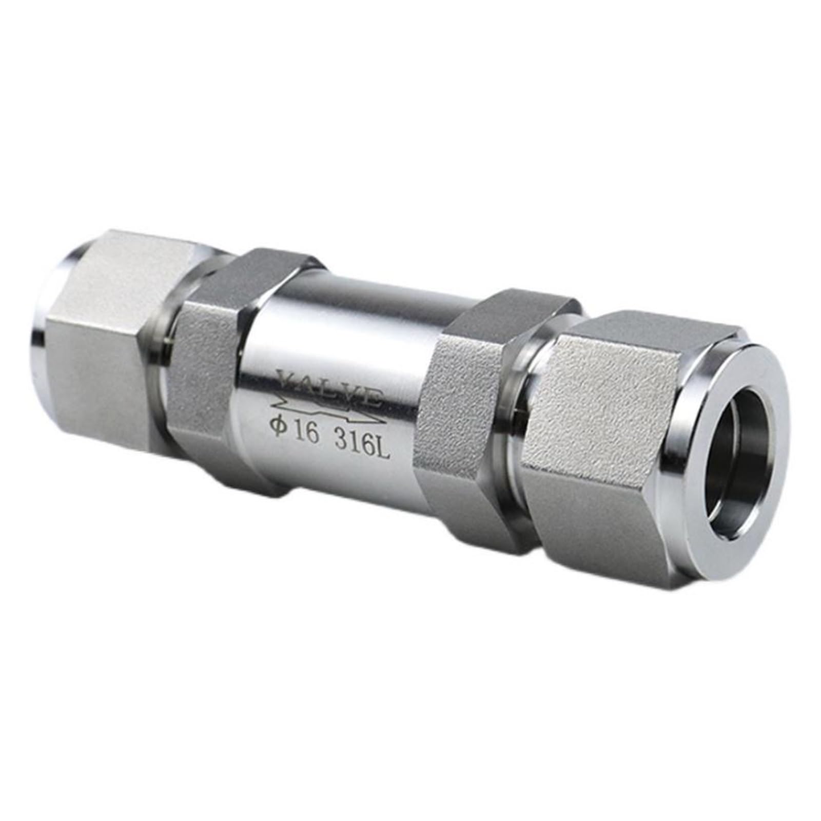 Tube 3l4 inch 19.05mm compression clapet anti-retour inox 304 316L