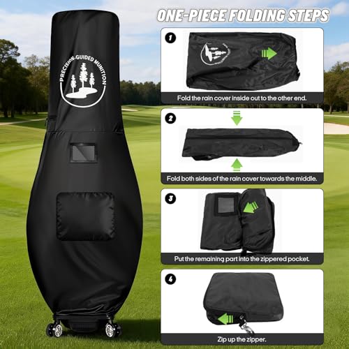 Housse imperméable pour sac de golf pliable et durable