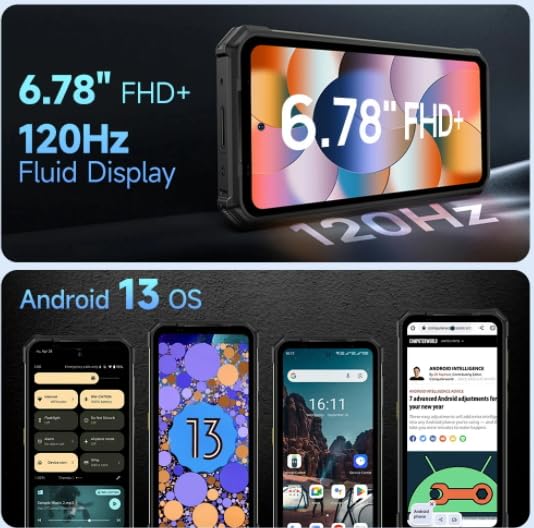 Amazon | 世界版Ulefon Armor 24機種頑丈で耐久性の高いスマートフォン