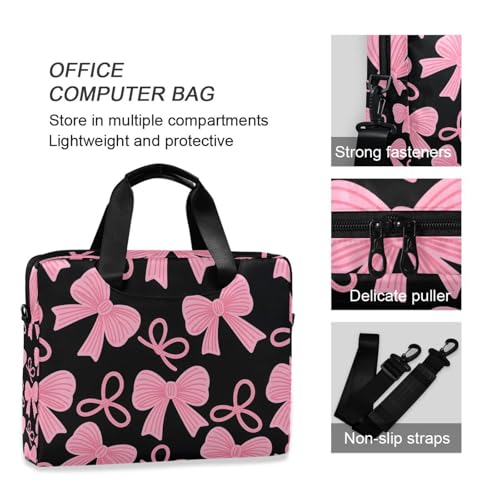 Bolso Maletín para Laptop Negro miniatura 6