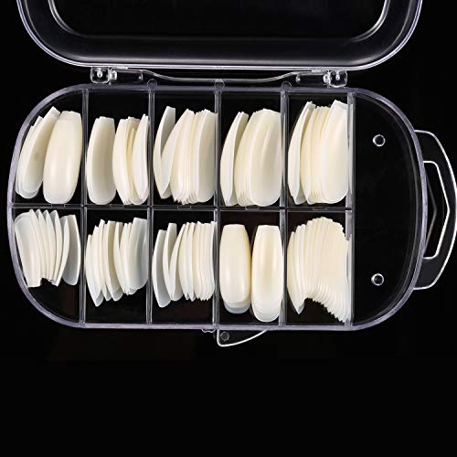 120 Stücke Acryl Nagelspitzen Gefälschte Särge Nagel Vollständige Abdeckung Ballerina Form Nägel 10 Größen Damen… – Bild 6