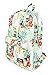 Loungefly x Disney Mickey and Minnie Mouse Hawaiian Surf Vacation Nylon Backpack (Multicolored, One Size)